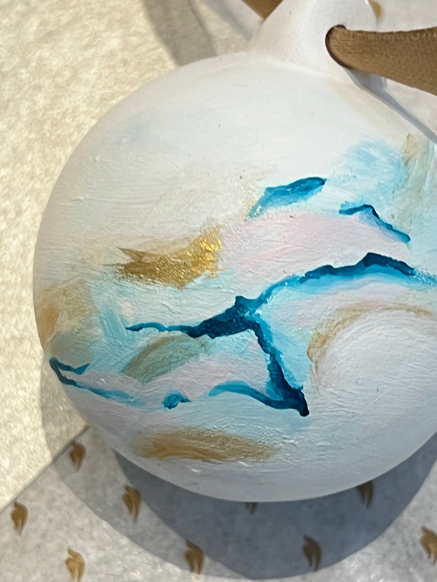 Hand-painted Crystal Bauble