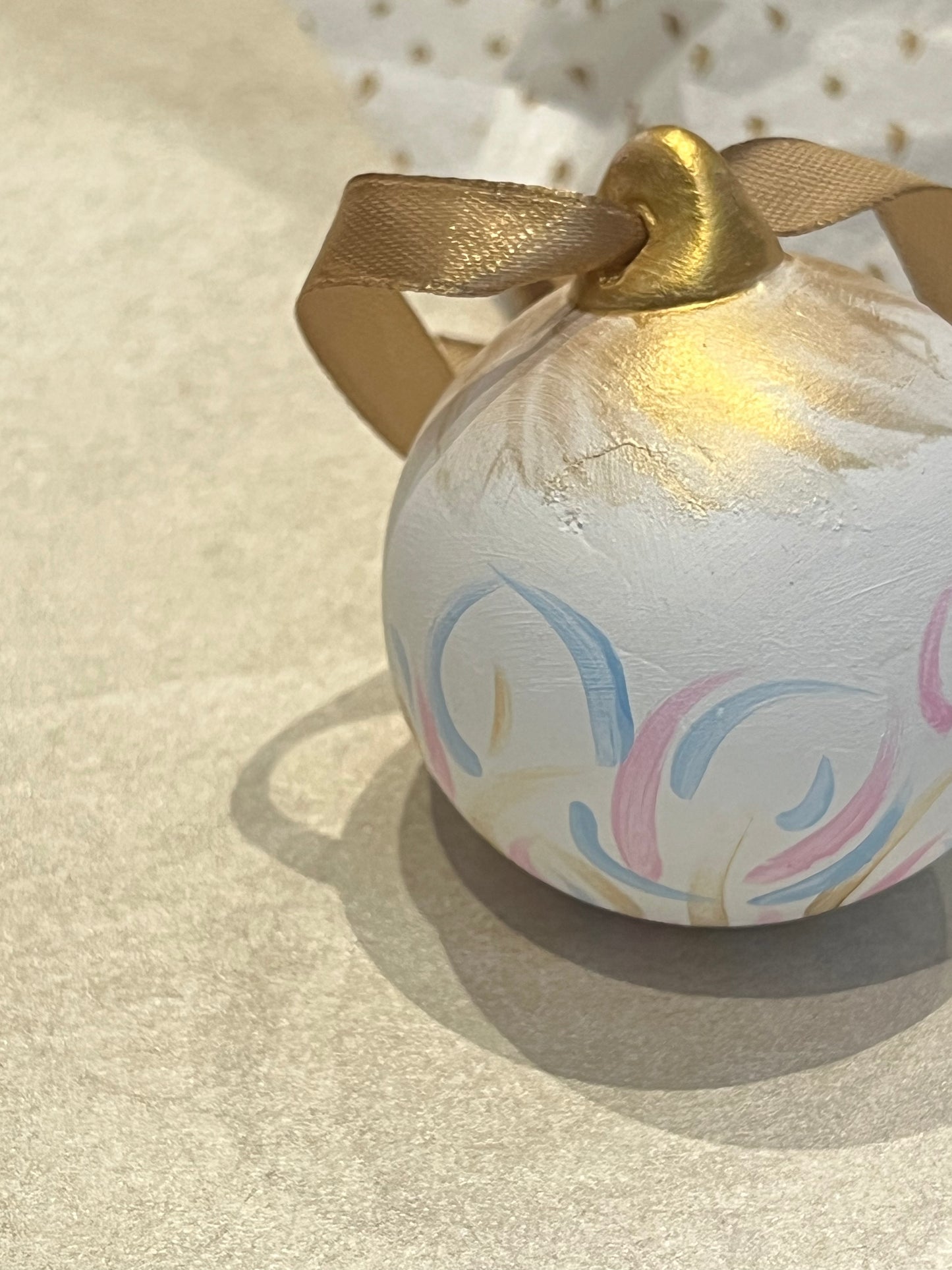 Hand-painted Flame Bauble