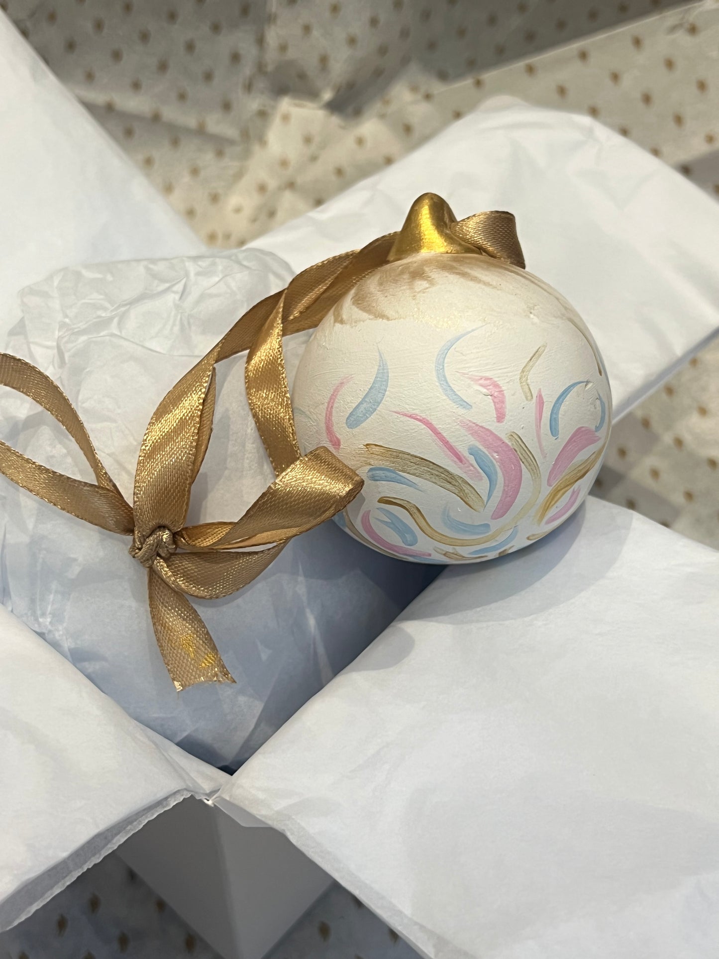 Hand-painted Flame Bauble