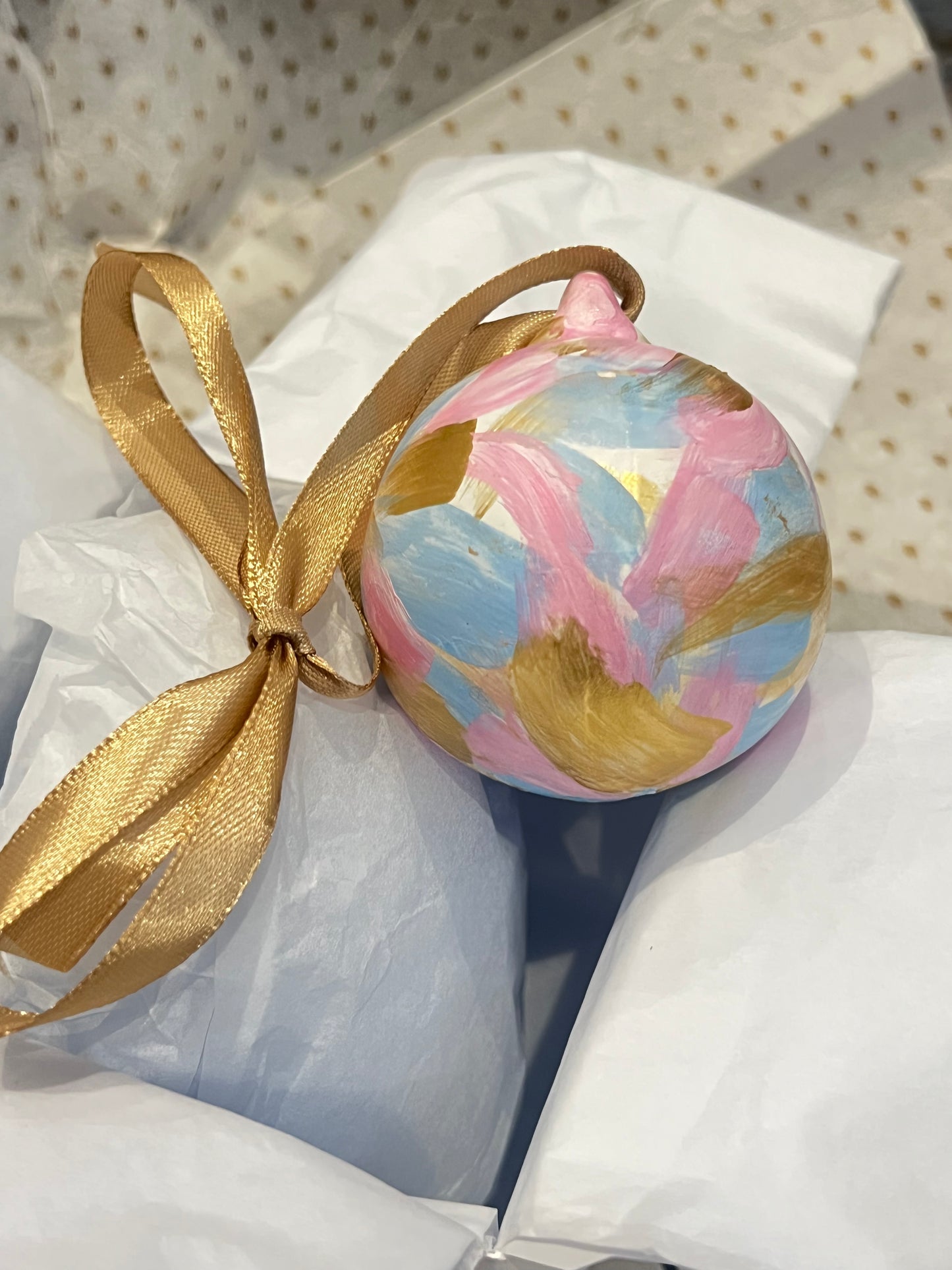 Hand-painted Candy Bauble