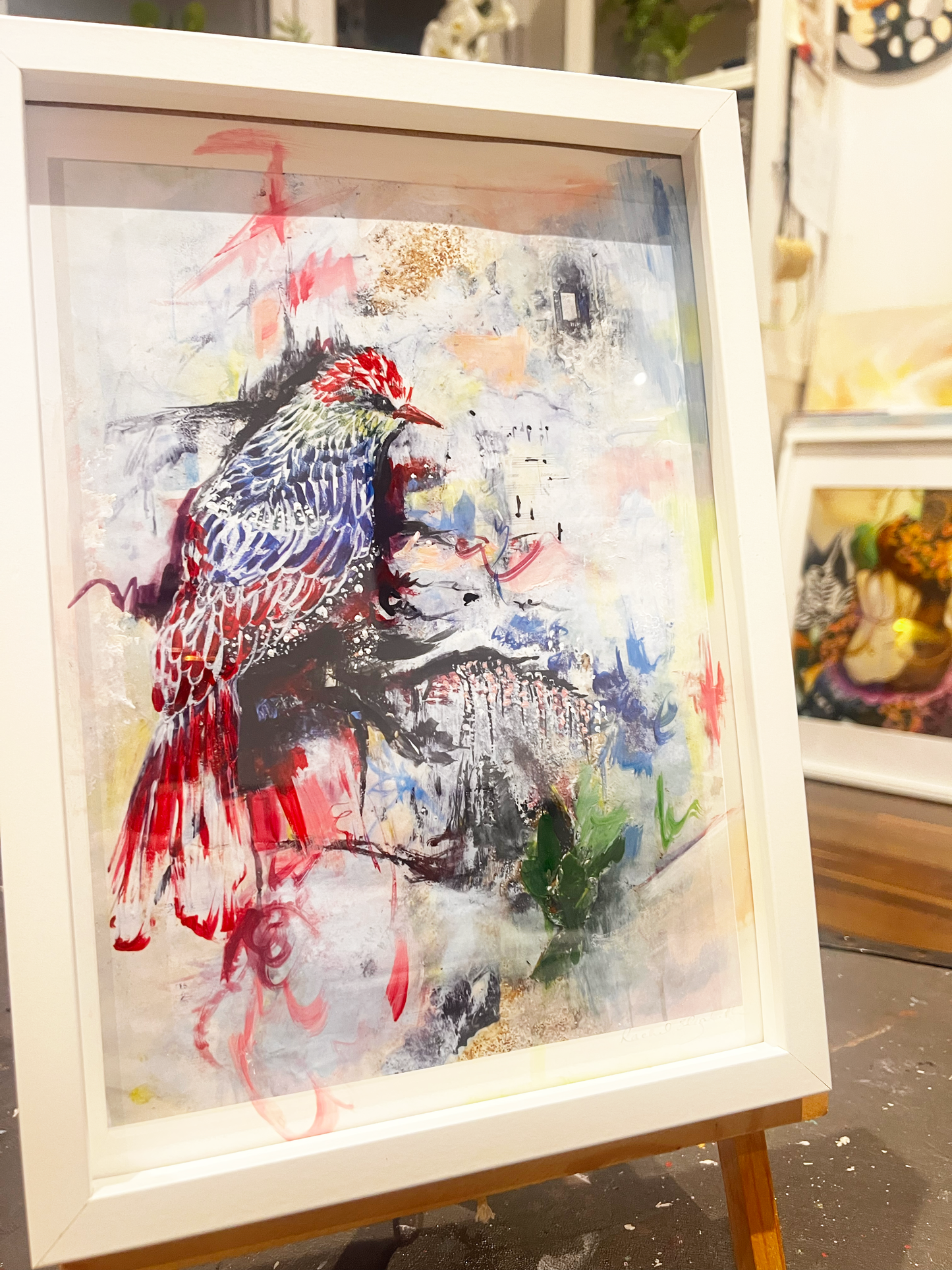 Rise Hand-finished Art Print